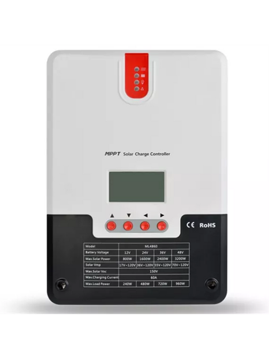SRNE Solar (ML4860) 60 Amp MPPT Charge Controller
