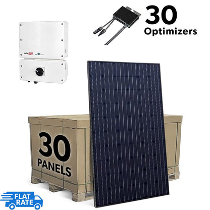 11.7 Grid-Tied Solar System with SolarEdge and 30 Heliene 390 watt Panels