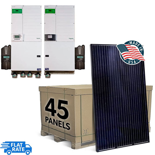 The Ranch 13.95 kW 45-Panel Mission Solar Off-Grid Solar System