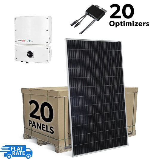 8.3 kW Grid-Tied Solar System with SolarEdge and 20 Astronergy Solar 450 watt Panels