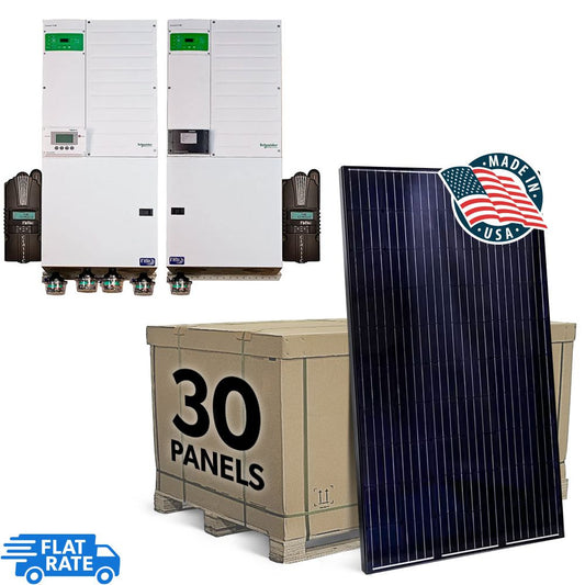 The Ranch 9.3 kW 30-Panel Mission Solar Off-Grid Solar System