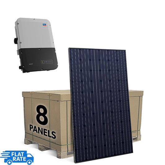 SMA 2.6 Grid-Tied Solar System with SMA Inverter and 8x Heliene 320w Panels