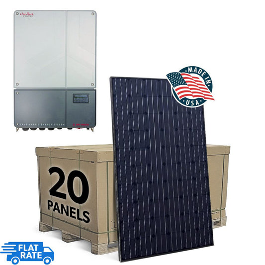 6.4 kW Storage Ready Grid Tied Solar System with Outback Power and 20x Heliene 320w Panels