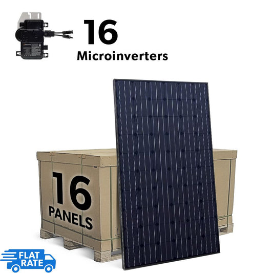 5.1 Grid-Tied Solar System with Enphase IQ7+ Microinverters and 16x Heliene 320w Panels