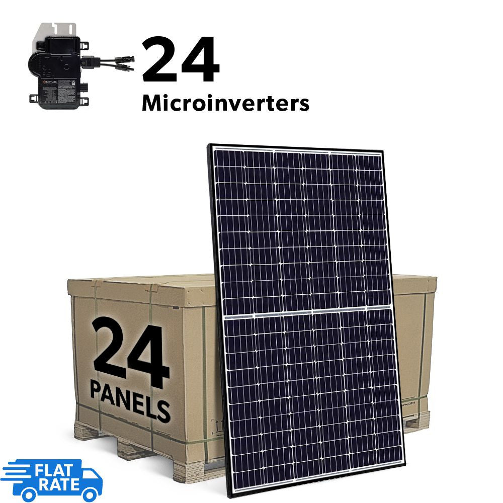 7.56 kW Grid Tied Solar System with Enphase IQ7+ Microinverters and 24x Canadian Solar 315w Panels