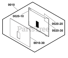 Briggs & Stratton Briggs and Stratton Back Panel Assembly for PP 17kW-26kW - 6858 | Portlandia Electric Supply