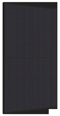 VSUN 120 Mono Cells Black/Black 490w Solar Panel - VSUN490N-120BMH-DG-BB — side angle