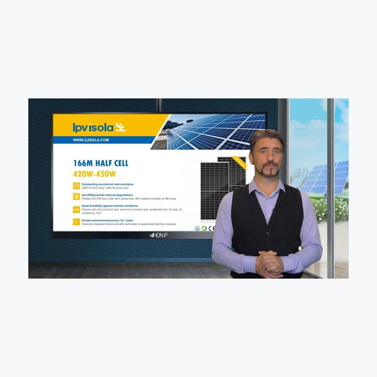 Isola New Energy YH460W-36MH — solar module render