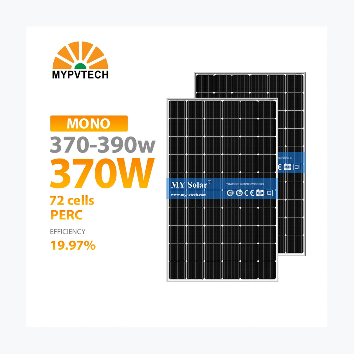 MY Solar MY-M2/72-380 — MY Solar module (ENF-verified)