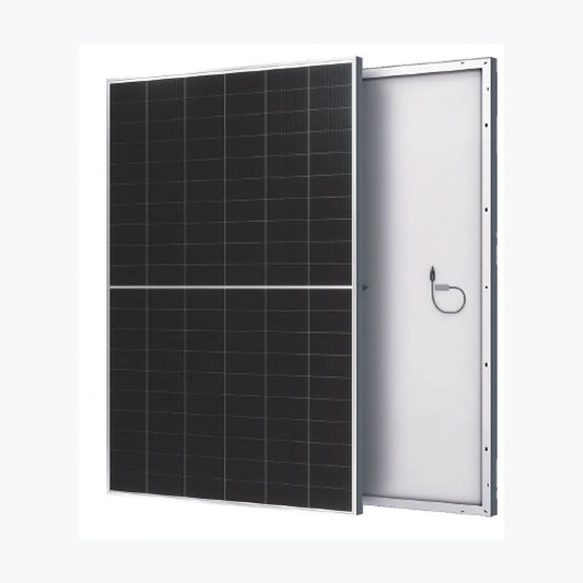 Hanersun HN21N-60H 635W solar panel — official front/rear module render