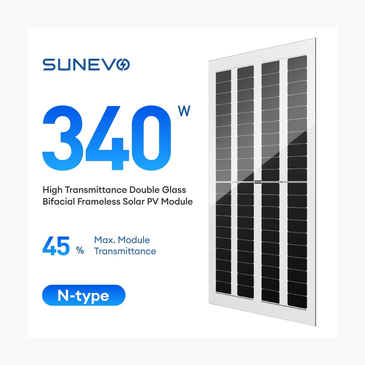 SunEvo Solar SE5-40HBD 330W — SunEvo Solar module (ENF-verified)