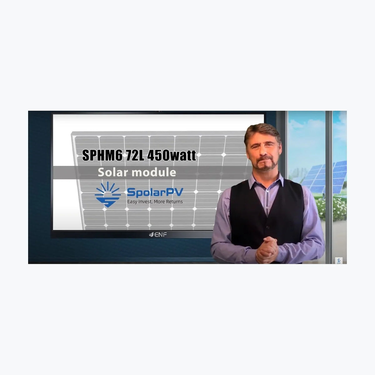 SpolarPV SP390BSM6-72 — SpolarPV module (ENF-verified)