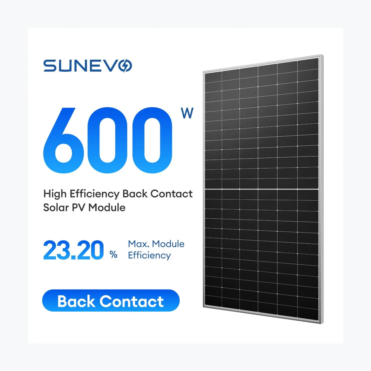 SunEvo Solar SE5-72HBC 595W — SunEvo Solar module (ENF-verified)
