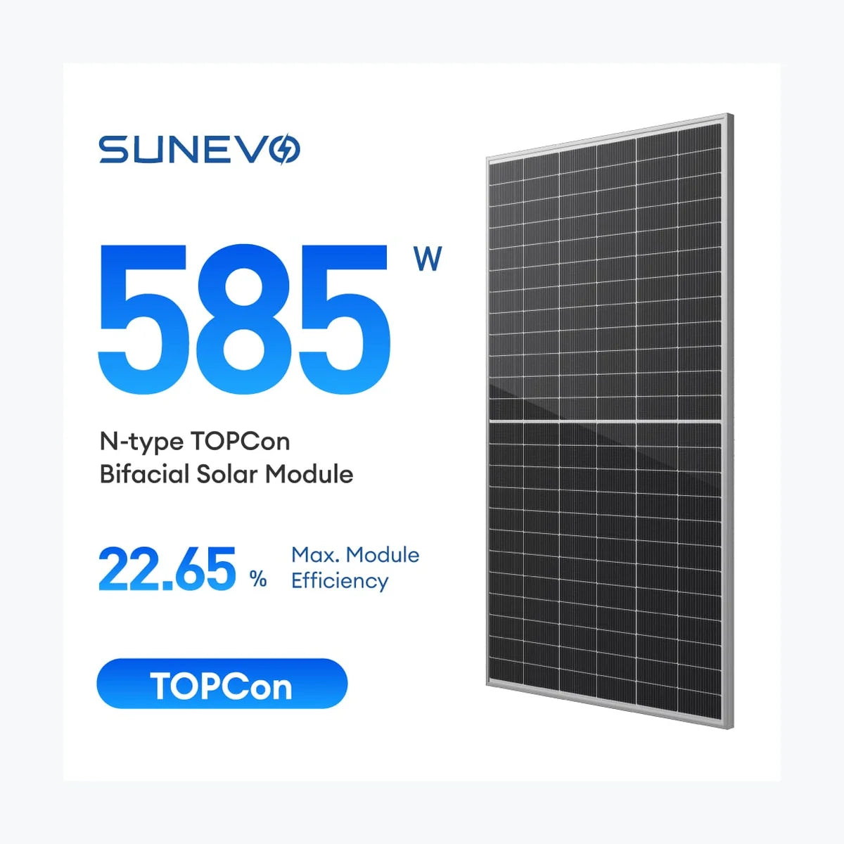 SunEvo Solar EVO5N SE5-72HBD 565W — SunEvo Solar module (ENF-verified)