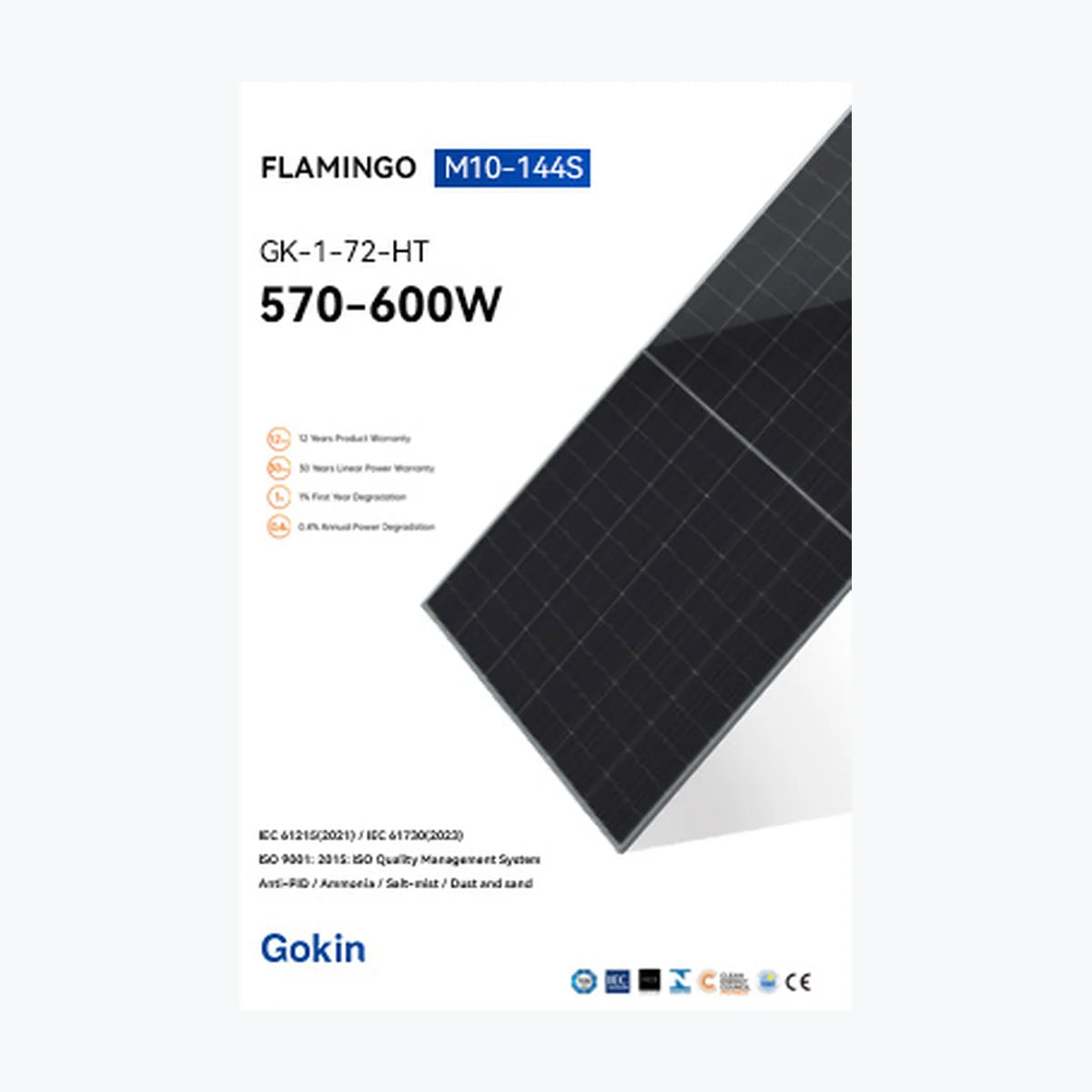Gokin Solar GK-1-72HT-595M — Gokin Solar module (ENF-verified)