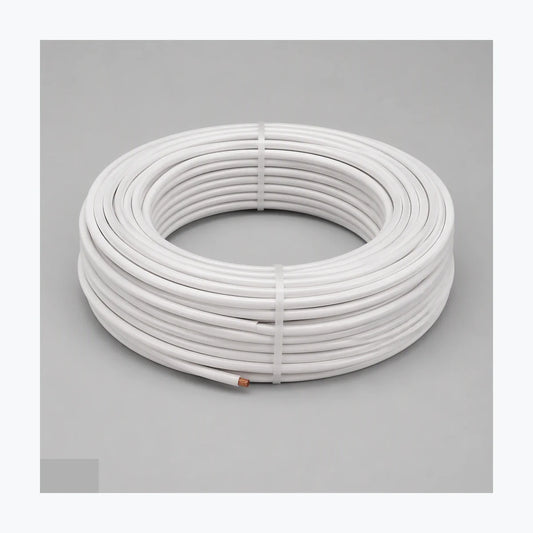 Unknown 100 ft #10 white (neutral) — wire white (type-correct generic render)