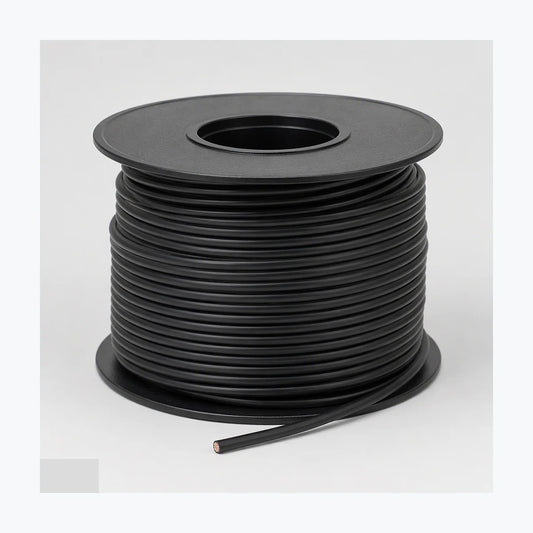 250 ft #10 black — wire black (type-correct generic render)