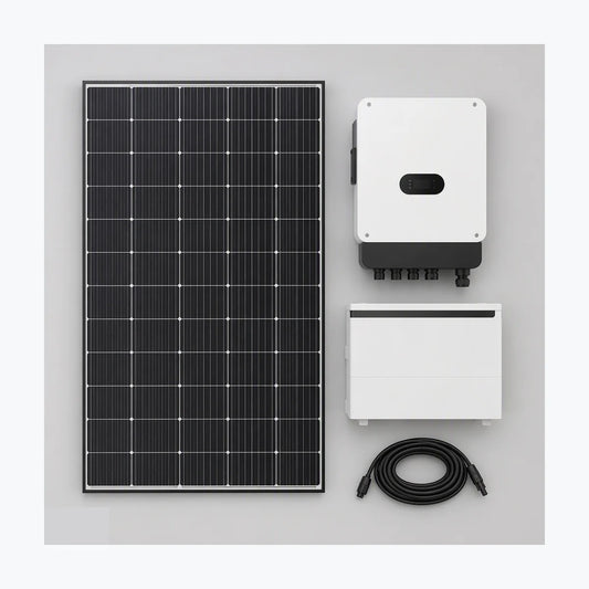 Grid Tie Sol-Ark System: 30 Panel 11.85 kW — kit (type-correct generic render)