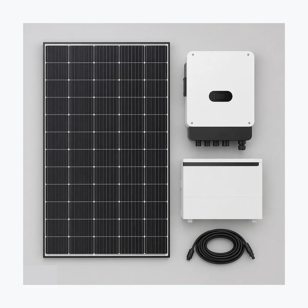 Residential Solar 5kW Starter Kit — Good Tier — kit (type-correct generic render)